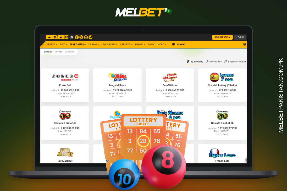 Melbet lotteries offer instant wins through keno, bingo, scratch cards and global jackpots
